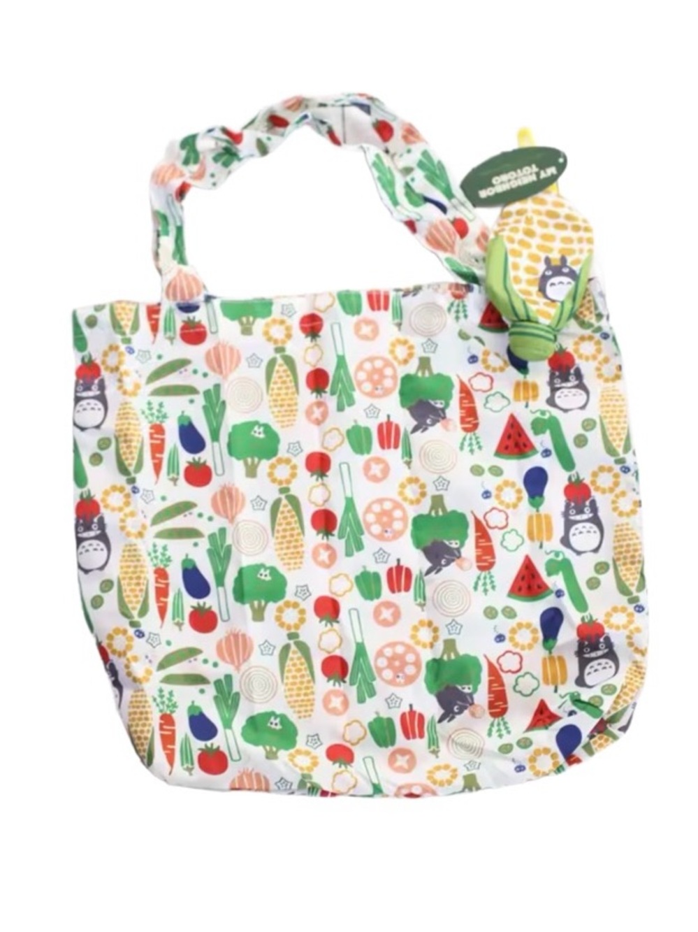 Studio Ghibli Totoro Reusable Tote Bag with Carrying Pouch